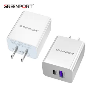 Pd Wall Charger Trending Products 2024 New Arrivals PD 20W USB A Type C Wall Charger QC3.0 Quick Charging USB Adapter US/EU/AU/UK Type
