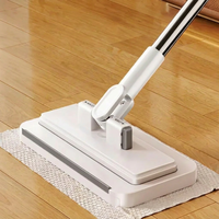 Serpillère portable rectangulaire mini à clip, écologique, réutilisable, à préhension automatique pour le nettoyage de la maison, de la cuisine, de la salle de bain et des sols.