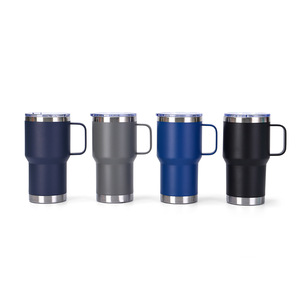20oz 30oz Car <b>Mug</b> With Handle 304 Stainless Steel <b>Insulated</b> Vacuum Tumbler Travel Portable Thermos Cup - Product Image 3