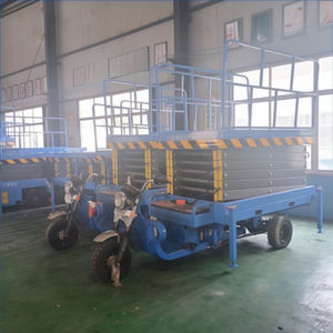 Nouvelle mini-plateforme élévatrice mobile hydraulique à ciseaux à trois roues en acier pour travaux en hauteur en extérieur - Product Image 5