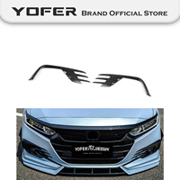 YOFER - Kits de carrosserie modifiés pour voitures - Fabrication directe - Revêtement noir sur le cadre des feux antibrouillard - Protection pour Honda Accord 2022