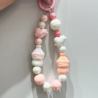 Bouteille de cola colorée avec simulation UV, bracelet créatif DIY en macaron, boucles d'oreilles en perles, matériaux pour pendentifs, accessoires décoratifs