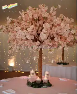 2024 Hot Sell 5ft 8Feet Bruiloft Centerpieces Decoratieve Witte Roze Faux Sakura Kunstmatige Kersenbloesemboom