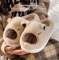 Produit très vendu Pantoufles mignonnes Pantoufles avec animaux pour enfants Pantoufles en peluche pour la famille