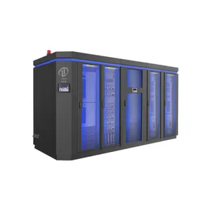 Armoires intelligentes de support de serveur, support de données Système de refroidissement Cabinet de serveur Solutions modulaires de centre de données