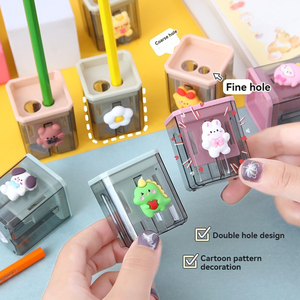 Sacapuntas de Lápiz Creativo con Diseño de Dibujos Animados, Portátil, Escolar, Venta al por Mayor para Estudiantes - Product Image 4