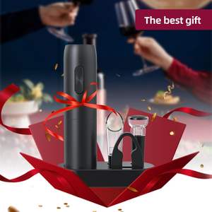 NEW Combination Perfect <b>Gift</b> Electric <b>Wine</b> Opener Combo Set of Automatic <b>Wine</b> Opening, <b>Wine</b> Pouring, <b>Wine</b> Aerating Preserving - Product Image 5