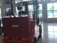 Chariot élévateur électrique à 4 roues de 5 tonnes, alimenté par batterie au lithium, chariot élévateur contrepoids CPD50 pour la manutention de matériaux en entrepôt