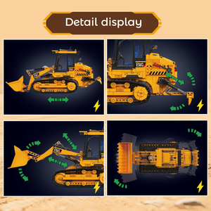 Moule King 17098 1208PCS Track Loader Building Block Brick Set Model MOC Technical Toy Plastic Modern Festival Gift - Product Image 4