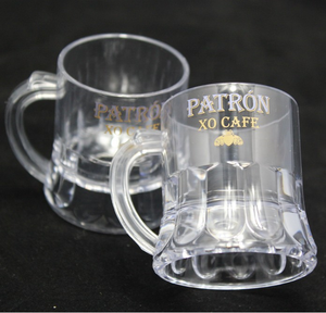 2 oz clear Plastic Tumbler <b>Beer</b> Mug with Handle Mini <b>Beer</b> Mug Shot <b>Glass</b> <b>Beer</b> Mug Shape Plastic Shot GlassMade In Vietnam - Product Image 2