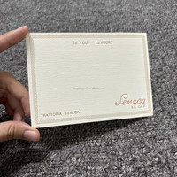 Cartes de remerciement personnalisées pour mariage et événements professionnels, 10x15cm, papier couché fantaisie, impression numérique estampée à chaud