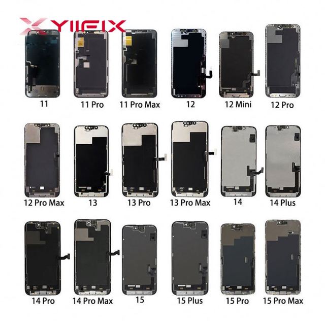 Original OLED Display GX LCD Screen Replacement Sapphire Hardness for X Xr 7 8 Plus 11 12 13 14 15 16 17 Pro Max