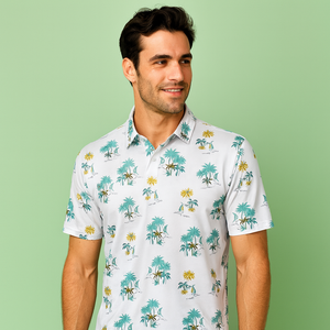 Polo Personalizado de Alta Calidad con Logotipo de Estilo Nuevo, Diseño de Impresión Digital, Secado Rápido, Sublimación, 180 g/m², Elástico y Bordado - Product Image 2