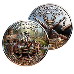 Pièce commémorative de collection en métal sur le thème du monstre marin Kraken, avec le slogan « Lifetime Member » - Product Image 5