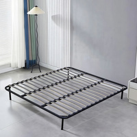 Sommier de lit simple de luxe en cuivre de qualité hôtelière, avec lattes haute densité résistantes à l'usure, base de matelas écologique