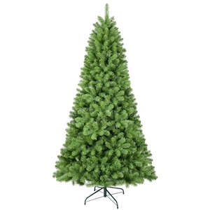 6ft~9ft Environmentally Friendly PVC Fireproof Christmas <b>Tree</b>, Easy to Assemble, Suitable for Home, Shopping Malls and Offices - Product Image 1