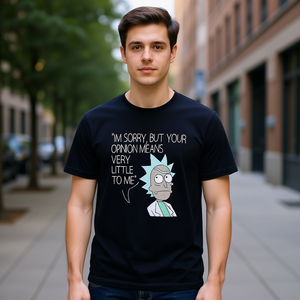 <strong>Rick</strong> <strong>And</strong> <strong>Morty</strong> <strong>T</strong>-<strong>Shirt</strong> <strong>Rick</strong> Quote Official Licensed Product - Product Image 1
