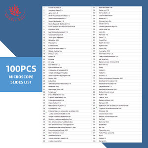 显微镜载玻片标本100类型清晰图像和典型结构制备显微镜载玻片 - Product Image 4
