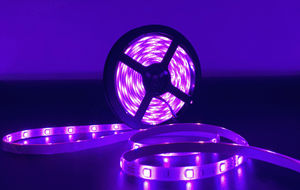 ไฟ LED แบบยืดหยุ่นขนาด 16.4 ฟุต 32.8 ฟุต 49.2 ฟุต 65.6 ฟุต ควบคุมด้วยเสียงอัจฉริยะ ซิงค์เพลง ไฟ LED RGB กันน้ำ รุ่น 5050 - Product Image 2