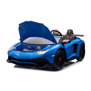 Hanya grosir lisensi Lamborghini Aventador SV 24V Motor tanpa sikat dua tempat duduk mengendarai mobil olahraga mewah untuk anak-anak - Product Image 5
