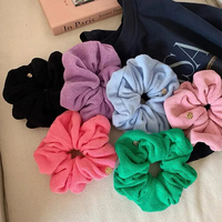 Serviette en microfibre chouchou tissu pour chouchous doux bandeaux élastiques pelucheux grands chouchous de séchage