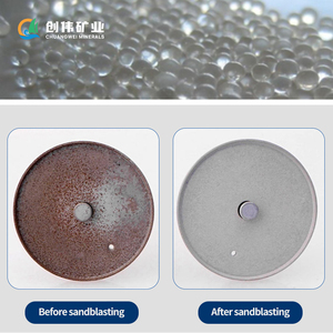 Perles <span class=keywords><strong>de</strong></span> <span class=keywords><strong>verre</strong></span> écologiques recyclables <span class=keywords><strong>pour</strong></span> le dynamitage utilisées dans la construction <span class=keywords><strong>de</strong></span> ponts et la maintenance <span class=keywords><strong>de</strong></span> grands équipements - Product Image 4