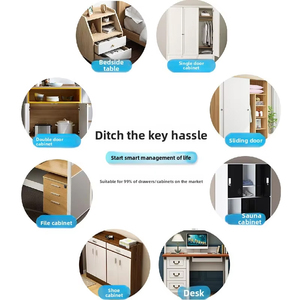 <span class=keywords><strong>Cerradura</strong></span> Electrónica para Muebles con Control Remoto a través <span class=keywords><strong>de</strong></span> la Aplicación Tuya Smart Home, Desbloqueo Remoto, Alta Seguridad, Sin Llave, RFID - Product Image 5