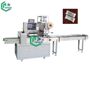 Mini Flow Pack Machine Box Motion Tortilla Kussen Type Verpakkingsmachine Verticaal