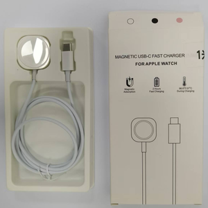 สายชาร์จแม่เหล็กสำหรับสมาร์ทวอทช์ แบบขายส่งจากโรงงาน ชาร์จเร็ว พอร์ต USB Type-C สำหรับ Watch Series 1-11 Se Ultra - Product Image 6