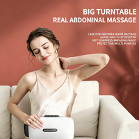 Masseur abdominal 6D avec têtes roulantes de 35 mm, compression chaude des tissus profonds, soulagement des ballonnements, télécommande sans fil, contrôle de la minuterie, OEM