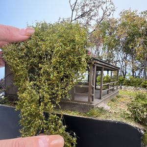 Miniatuur scène model, met de hand gescheurde wijnstok, poppenhuis landschapsarchitectuur, architectonisch modelontwerp - Product Image 1