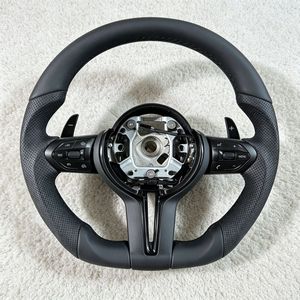 Volante Deportivo <span class=keywords><strong>M</strong></span> <span class=keywords><strong>Sport</strong></span>, Mejora de Cuero Completo para <span class=keywords><strong>BMW</strong></span> F20 F10 F30 F36 F25 F01 F48 E90 E87 E70 con Palanca de Cambios, Accesorios para Auto - Product Image 1
