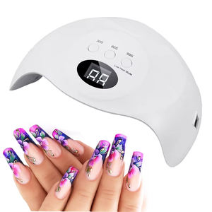 58W नए स्मार्ट uv के नेतृत्व वाले नाखून लैंप, यूएसबी त्वरित सुखाने वाली रिचार्जेबल लाइट थेरेपी नाखून लैंप - Product Image 1