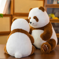 Peluche géante panda super douce et confortable, jouet en peluche mignon et amusant, poupée panda en peluche douce avec rembourrage en coton PP, jouets en peluche, poupées