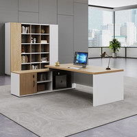 Escritorio Moderno de Madera Sólida para Oficina, Hogar o Apartamento - Escritorio Individual para Computadora