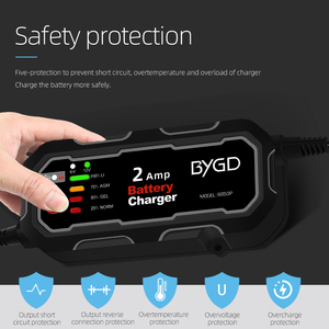 Phổ thông minh pin sạc 12V <span class=keywords><strong>2A</strong></span> tự động dual-chế độ <span class=keywords><strong>Lithium</strong></span> chì-axit pin duy trì cho xe gắn máy xe ô tô - Product Image 4