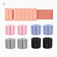 Bracelets de jambe monochromatiques personnalisés en silicone souple pour adultes, pour l'aérobic, le cardio, l'entraînement, lot personnalisé SH-03