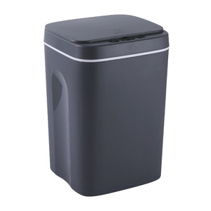 Smart Trash Can Rectangular Inductive Lid Battery Powered Living Room Bedroom Office Kitchen Use - Product Image 2