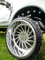 Jantes FANXI personnalisées 20, 22, 24, 26, 28 pouces, polies, 8x180, 8x170, 8x6.5, 6x5.5, 6x135, 8/6 trous pour Ford F250 F350, GMC2500, Ram 1500/2500