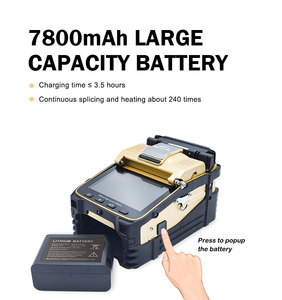 Empalmadora de Fibra Óptica de Alto Rendimiento AI-8C con 6 Motores, Pantalla de 5 Pulgadas y Tiempo de Empalme de 6 Segundos para FTTH y Telecomunicaciones - Product Image 3