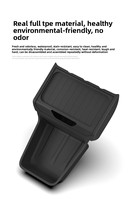 Organisateur de rangement sous console compatible Tesla Model Y 2025 en élastomère thermoplastique, style minimaliste, optimise l'espace