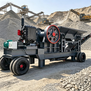 Concasseur à mâchoires mobile portable haute efficacité pour la fabrication de sable, modèle PE 400, avec générateur silencieux intégré - Product Image 4