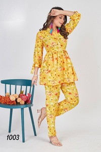 Ensemble de cordons d'été spéciaux imprimés de qualité standard du fabricant et fournisseur indien - Product Image 5