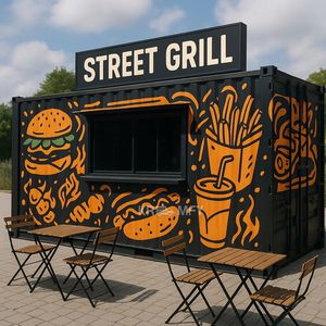 Clothing Store Mobile Modified Business 20ft Shipping Container Houses Contemporary <b>Shelf</b> Furniture Customized Sturdy Durable - Product Image 6