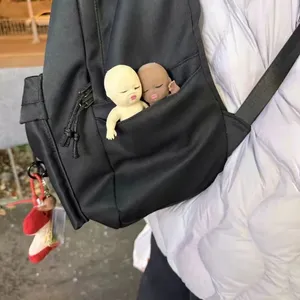 Black Doll Pinch Fun Squishy Soft Human Doll <strong>Slowly</strong> Rebound Stress Relieving Toy Adult Children Stress Relieving for Home Gifts - Product Image 2