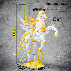 Celestial World Rider 1289+ pièces, série <span class=keywords><strong>jeu</strong></span>/film, ABS, deux formes, figurine articulée, blocs de construction, jouets - Product Image 2
