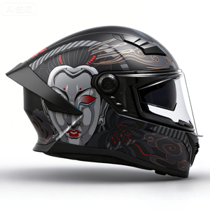 Helm Sepeda Motor SIGOTECH Unisex Full <span class=keywords><strong>Face</strong></span> dengan Modularitas ABS Ganda, Perlengkapan Keselamatan Baru untuk Moto Motocross Termasuk Visor Ganda - Product Image 3