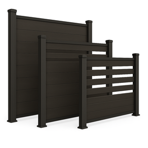 Recinzione in Composito Legno-Plastica - Resistente all'Umidità e agli Insetti, Privacy WPC per Balcone, Piscina, Villa e Giardino - Product Image 1