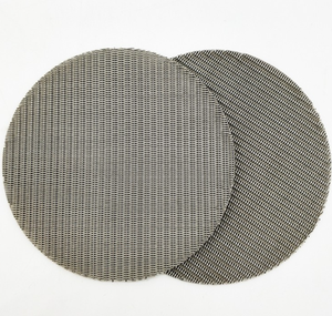 高品質 20 30 35 55 60 80 100 250 350 500 1000ミクロン メッシュ濾過値 エクストルーダーフィルタースクリーン - Product Image 1