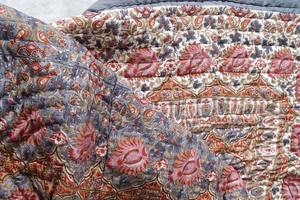 Edredón de algodón con estampado floral hecho a mano, ropa de cama con estampado de bloque indio, edredón estampado con bloque de mano para todas las estaciones - Product Image 5
